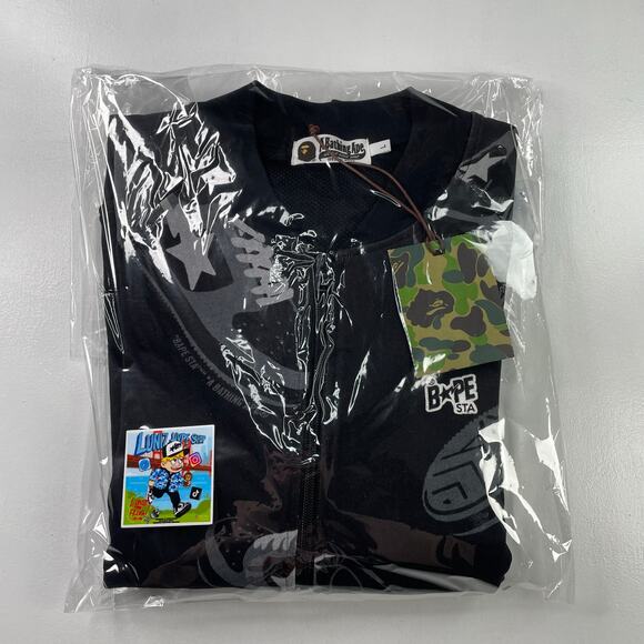 BAPE Sta Pattern Bomber Jacket Size L - Picture 11 of 11
